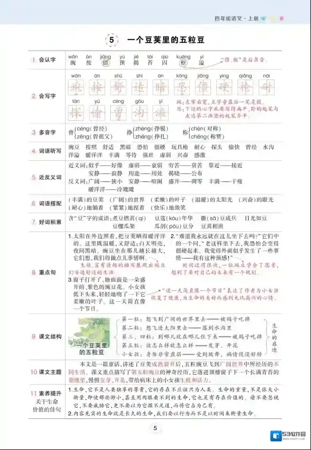 状元语文笔记语文笔记