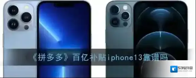 拼多多百亿补贴